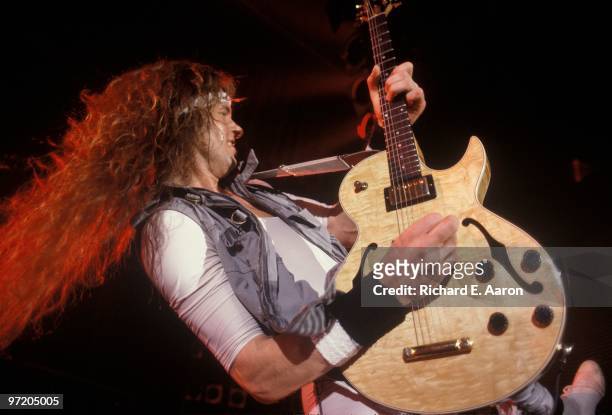 Ted Nugent performs live on stage at the Palladium in Los Angeles in 1984
