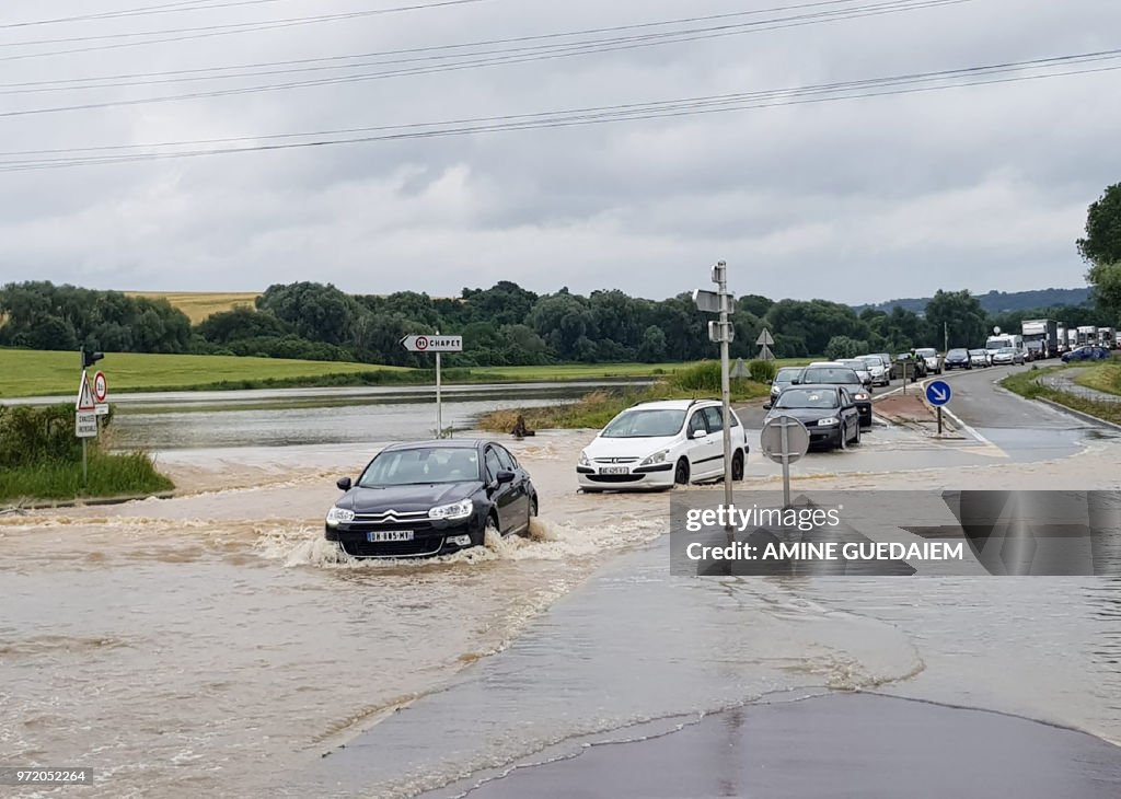 FRANCE-WEATHER-FLOOD