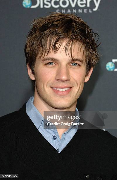 Matt Lanter arrives at the Discovery Channel's LIFE Los Angeles Screening at Getty Center on February 25, 2010 in Los Angeles, California.