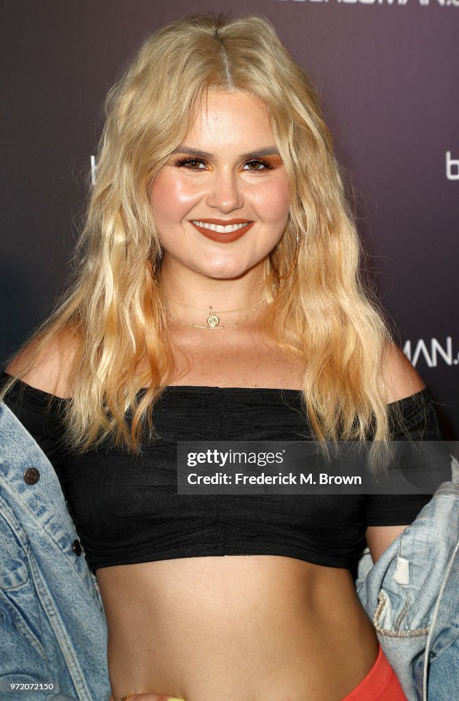 Actress Ashley Keating attends boohooMAN Presents Illuminate Festival