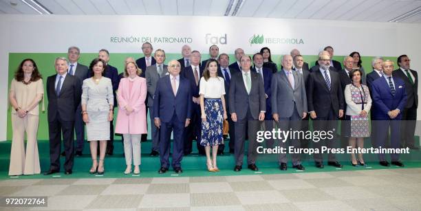 Jose Creuheras, Queen Letizia of Spain, Ana Patricia Botin, Ignacio Sanchez Galan, Asis Martin de Cabiedes, Jose Antonio Vera, Santiago de Ybarra y...