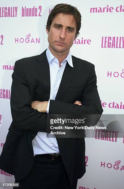 Actor Luke Wilson is on hand for the opening of "Legally Blonde 2: Red, White & Blonde" at the United Artists Southampton Theater in Southampton,...