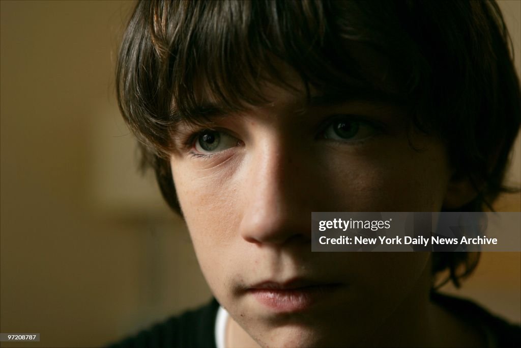 Actor Liam Aiken at the Four Seasons hotel on E. 57th St. He