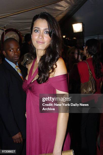 Actor Lymari Nadal attends the World Premiere of "American Gangster" held at the Apollo Theater in Harlem on Friday. The premiere was also a benefit...