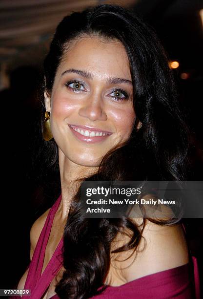 Actor Lymari Nadal attends the World Premiere of "American Gangster" held at the Apollo Theater in Harlem on Friday. The premiere was also a benefit...