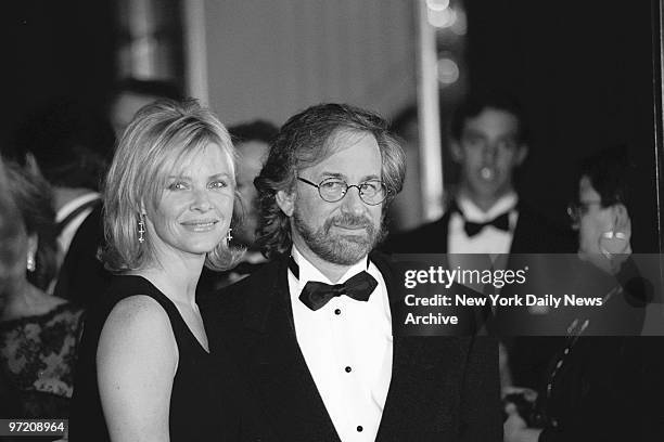 Actress Kate Capshaw and Director Steven Spielberg at the Waldorf-Astoria.