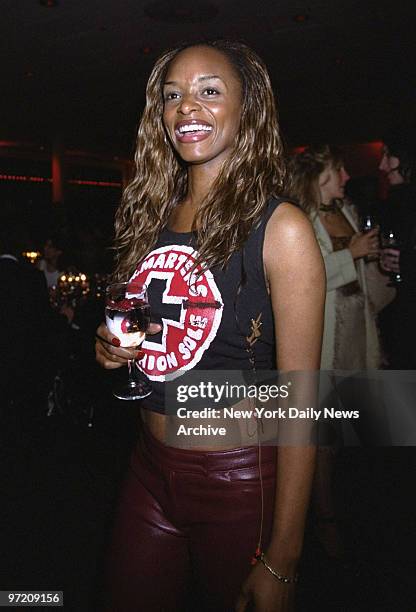 Actress N'Bushe Wright is on hand for the premiere of the TV movie "If These Walls Could Talk 2" at the Museum of Modern Art.