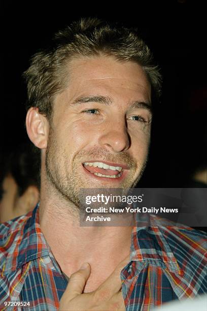 Actor Scott Speedman is on hand at the Greenwich Village restaurant Hue following a screening of the movie, "Shattered Glass."