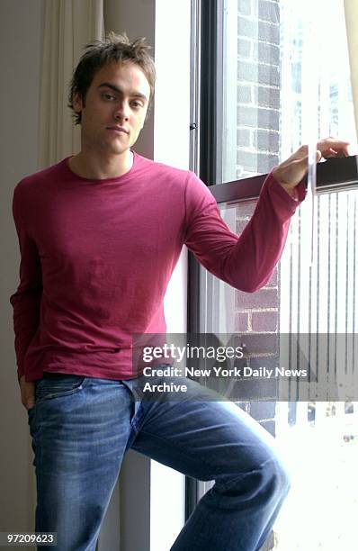 Actor Stuart Townsend at the Bryant Park hotel on W. 40th St. He plays the title character in the new movie "About Adam."