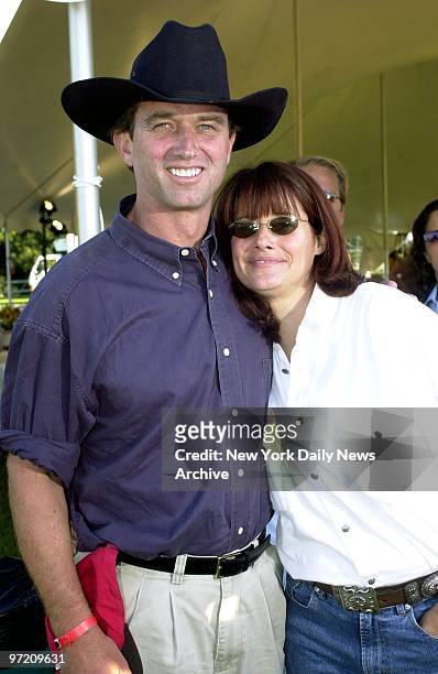 Actress Lorraine Bracco has a shoulder to lean on and it belongs to Robert F. Kennedy Jr. At Western Family Day in Water Mill, L.I. The outing was a...