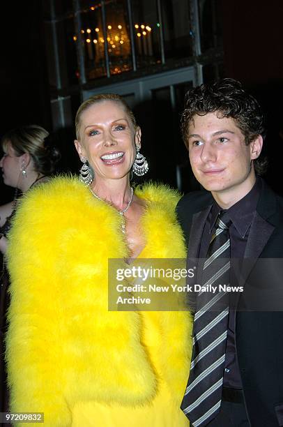 Actress Michelle Herbert and son Paul attend "That's Entertainment," the Actors' Fund of America's annual tribute dinner at the Waldorf-Astoria.