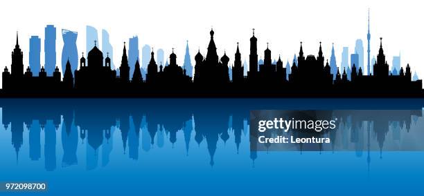 moscow (all buildings are complete and moveable) - red square stock illustrations