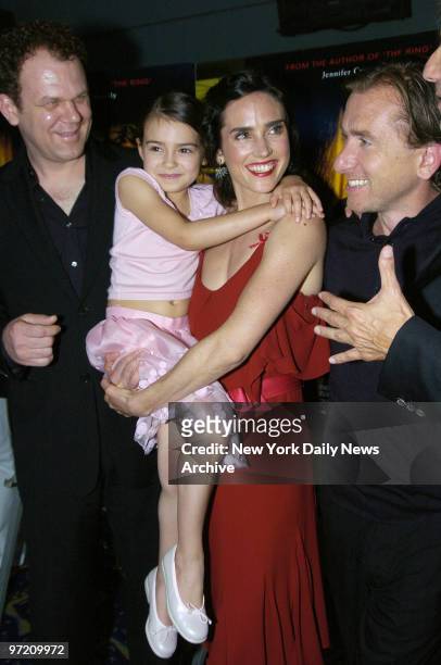 Actors John C. Reilly, Ariel Gade, Jennifer Connelly and Tim Roth get together at the Clearview Chelsea West Cinema on W. 23rd St. Before the world...