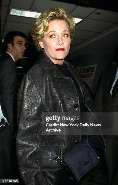 Actress Patti D'Arbanville arrives for the New York premiere of the movie "Nurse Betty" at the Loews Cineplex 19th St. East Theater.