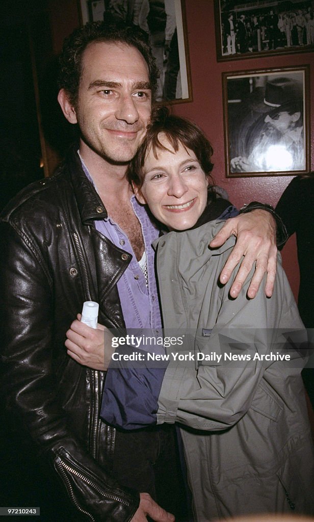 Actress Amanda Plummer and boyfriend Paul Chart arrive for the... Photo