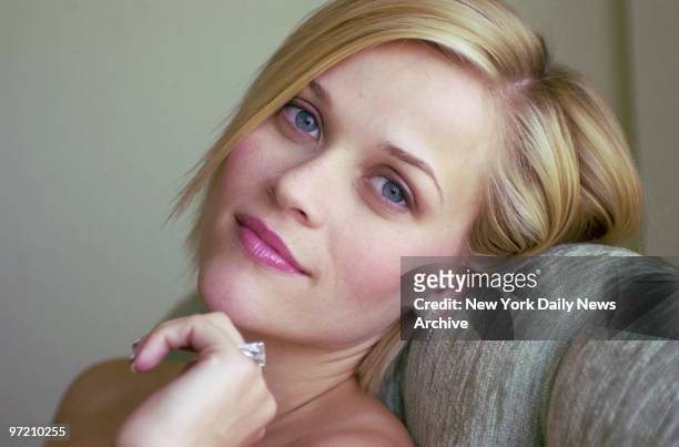 Actress Reese Witherspoon at the Four Seasons Hotel in Los Angeles.,