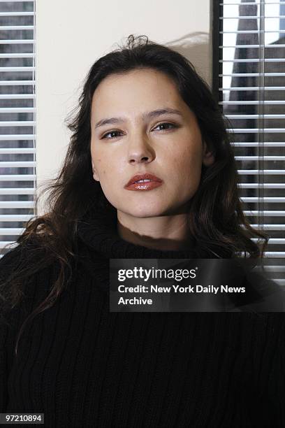 Actress Virginie Ledoyen at the Sony Pictures Entertainment office on Madison Ave. She stars in the upcoming film "Bon Voyage."