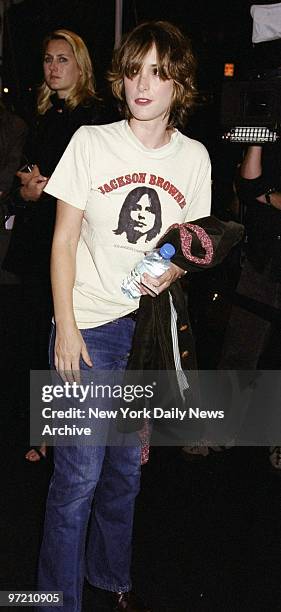 Actress Winona Ryder arrives for an InStyle magazine party to promote makeup artist Kevyn Aucoin's book, "Face Forward," at the Lotus Club