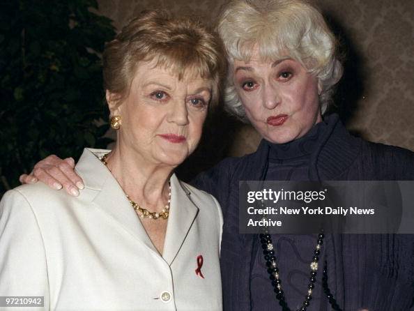 Actresses Angela Lansbury and Bea Arthur get together at the Marriot... News Photo - Getty Images
