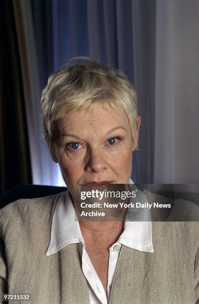 Actress Judy Dench.