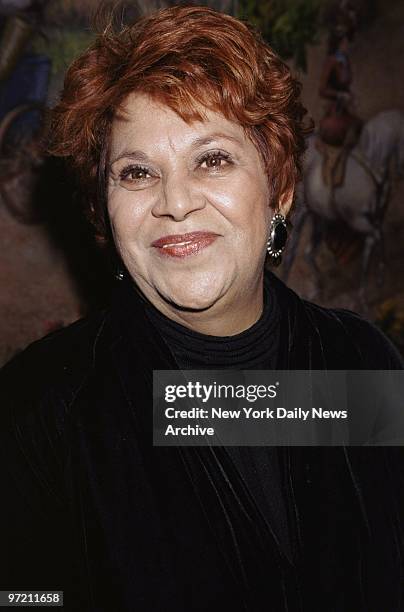Actress Lupe Ontiveros attends the National Board of Review awards dinner at Tavern on the Green.