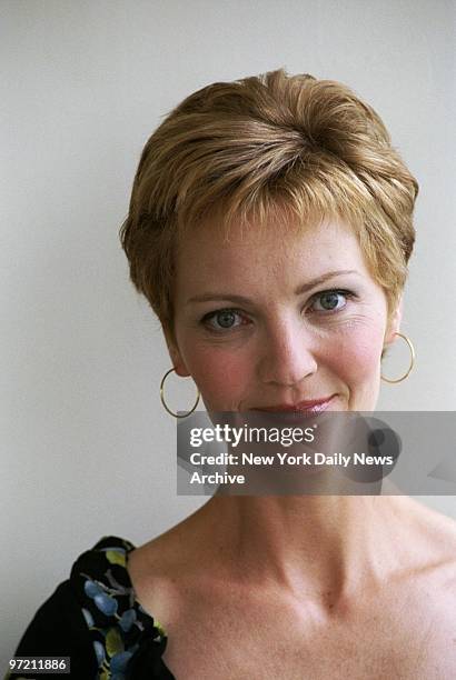 Actress Joan Allen at the offices of Dreamworks SKG on Madison Ave.