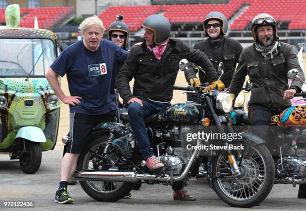 Foreign Secretary Boris Johnson MP out on an early morning Jog ahead of the weekly Cabinet meeting and the later vote in the House of Commons to give...