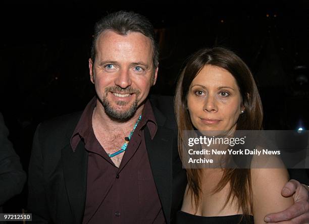 Aidan Quinn and his wife, Elizabeth Bracco, are on hand at the Roseland Ballroom for the "Night of Too Many Stars" benefiting the Autism Coalition....