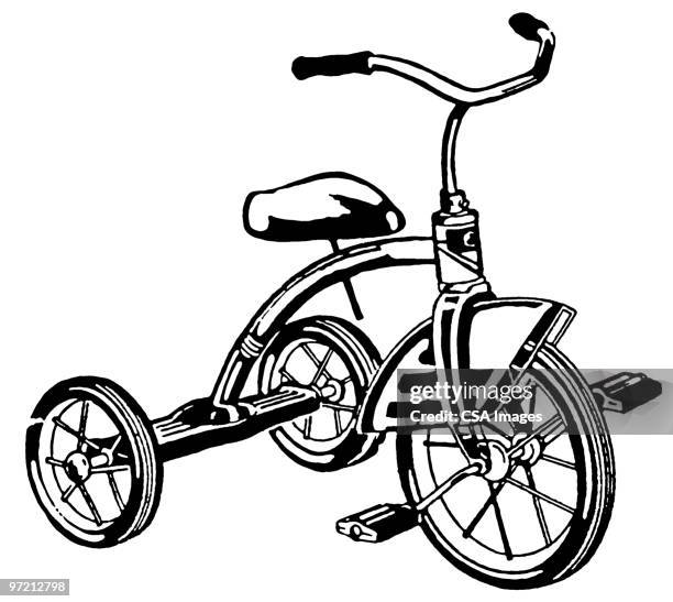 tricycle - tricycle stock illustrations