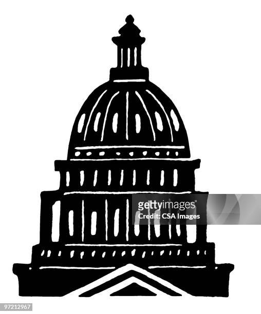 capitol building - アメリカ国会議事堂点のイラスト素材／クリップアート素材／マンガ素材／アイコン素材