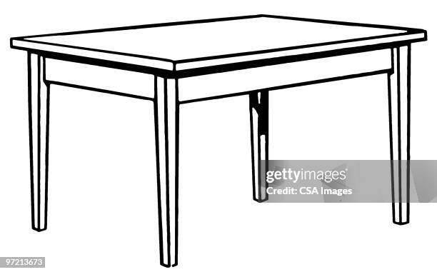 ilustrações, clipart, desenhos animados e ícones de table - mesa mobília