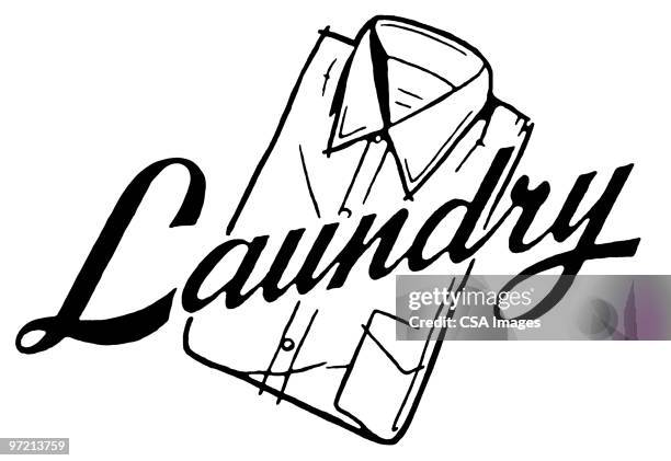 laundry - folded laundry stock illustrations