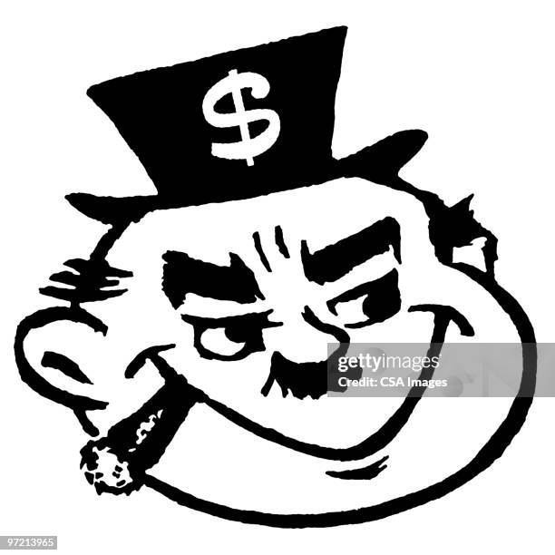 smoker - cigar stock illustrations