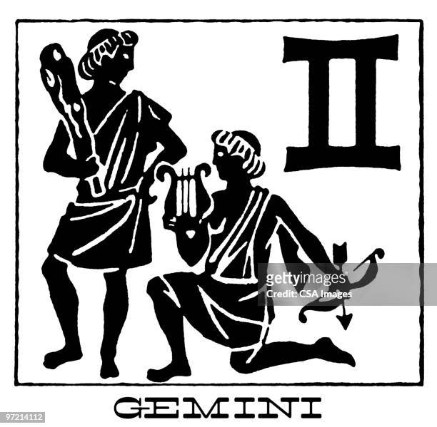 gemini - the gemini stock illustrations
