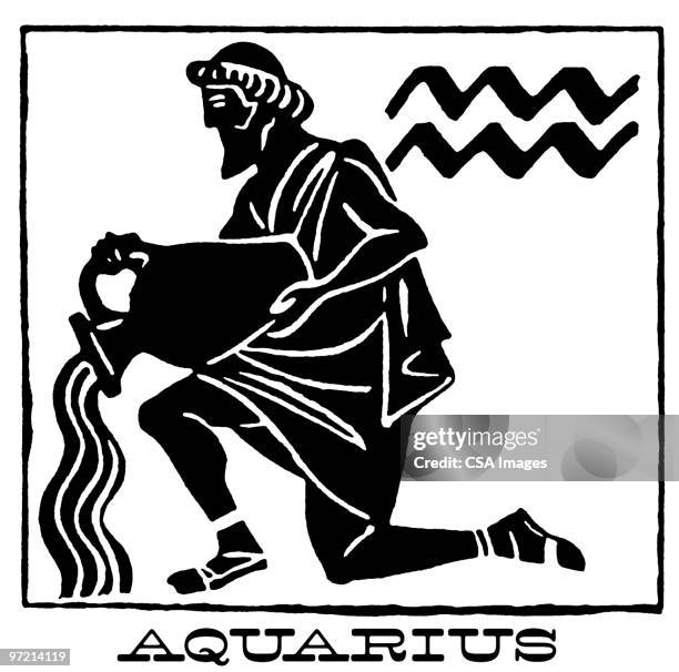 aquarius - aquarius stock-grafiken, -clipart, -cartoons und -symbole