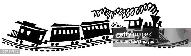 train - train tracks stock illustrations
