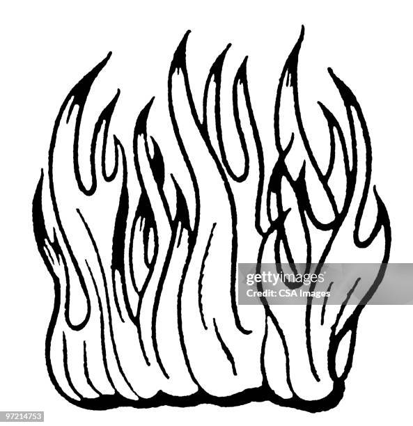fire - distraught stock illustrations