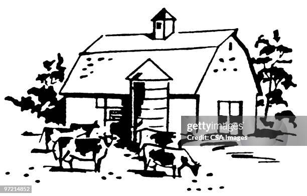 barn - barn stock illustrations