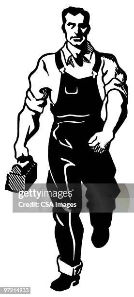 factory worker - construction lunch stock illustrations