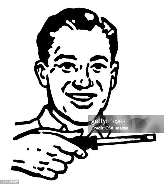 handyman - handyman smiling stock illustrations