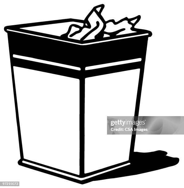 garbage - garbage can stock illustrations