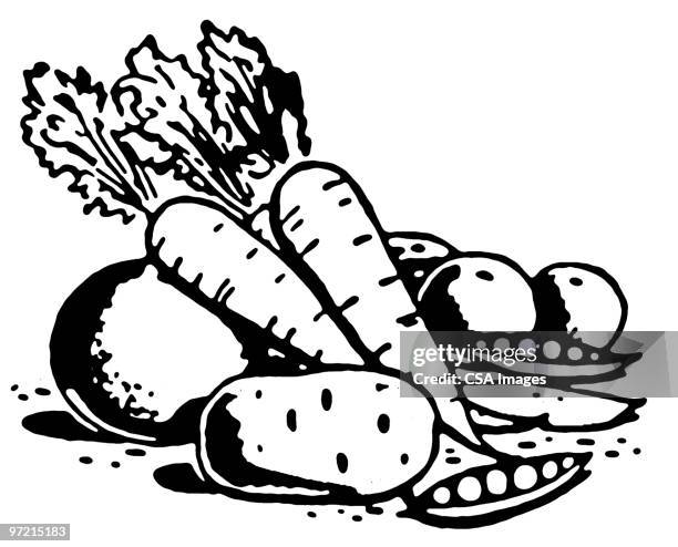 veggies - vegetable stock illustrations