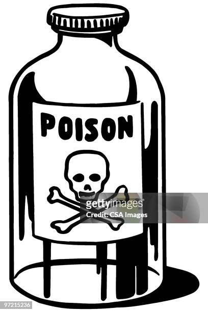poison - giftstoff stock-grafiken, -clipart, -cartoons und -symbole