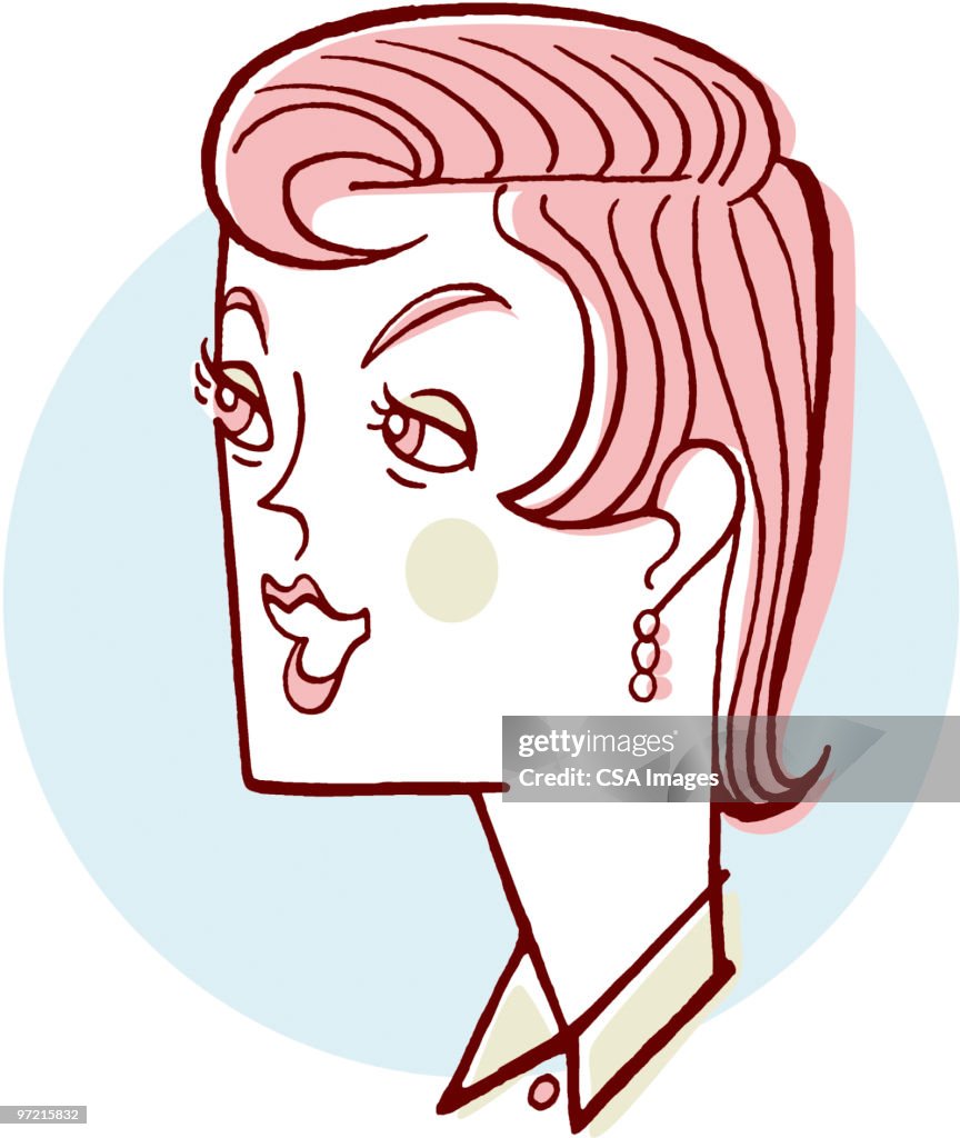 Profile of Woman