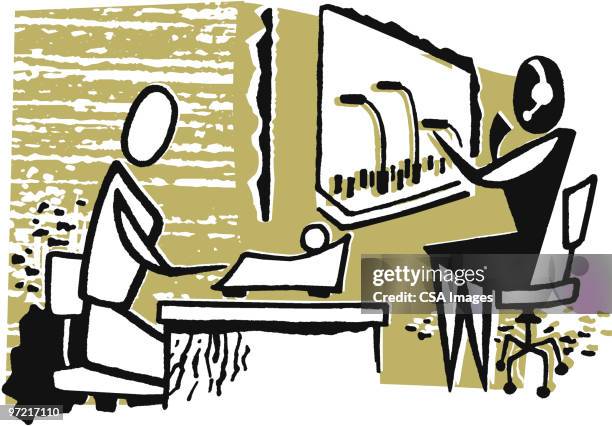 office - telephone switchboard stock illustrations