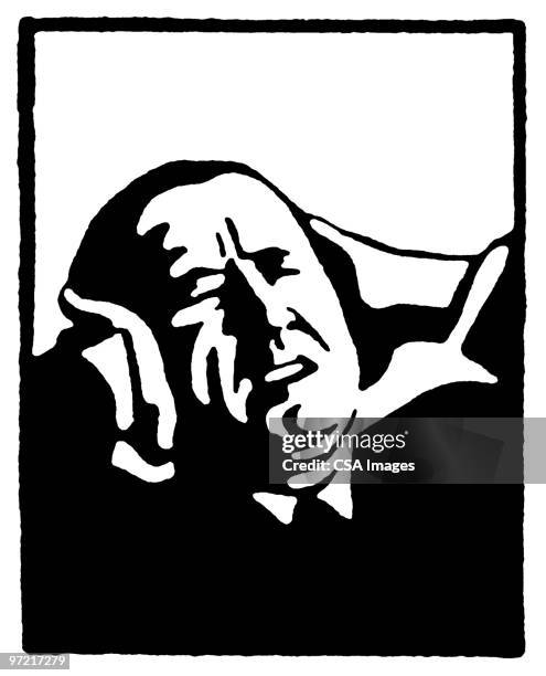 too loud - too many stock illustrations