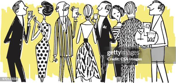 party - party social event stock illustrations