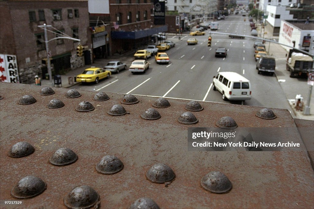 A section of the 1.5-mile High Line, an abandoned elevated s