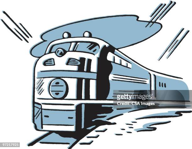 train - railway track stock illustrations