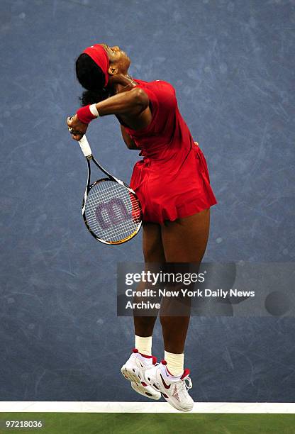 Open Tennis Tournament at the USTA Billie Jean King National Tennis Center, Flushing Meadows Corona Park. Women's Singles - Finals. Serena Williams...